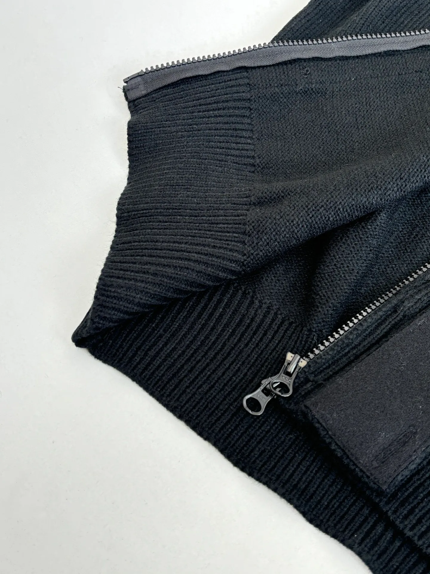 P610 Stone Island*/stone island wool knitted patchwork zipper cardigan jacket Size: S/M/L